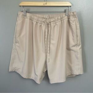 Ocean Coast cream swim trunks men’s size Large